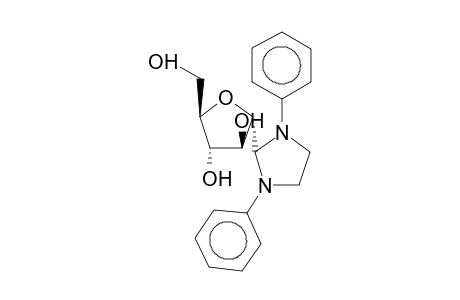 1,3-Diphenyl-2-a-d-arabinofuranosyl-imidazolidine
