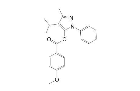 (4-ISOPROPYL-3-METHYL-1-PHENYL-1H-PYRAZOL-5-YL)-4-METHOXYBENZOATE