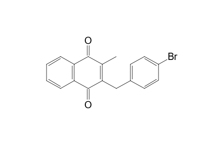 2-Methyl-3-(4-bromo-benzyl)-4a,8a-dihydro-[1,4]naphthoquinone
