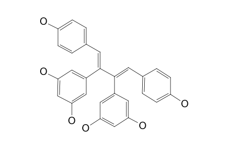 PARTHENOCISSIN-M;1,4-BIS-(4'-HYDROXYPHENYL)-2,3-BIS-(3',5'-DIHYDROXYPHENYL)-(1E,3E)-BUTADIENE
