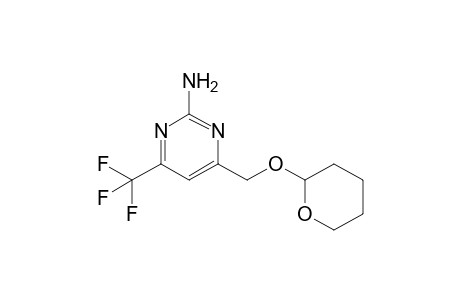 4-[(tetrahydro-2H-pyran-2-yloxy)methyl]-6-(trifluoromethyl)-2-pyrimidinylamine