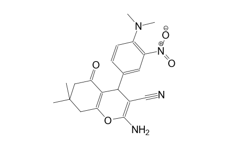 4H-1-benzopyran-3-carbonitrile, 2-amino-4-[4-(dimethylamino)-3-nitrophenyl]-5,6,7,8-tetrahydro-7,7-dimethyl-5-oxo-