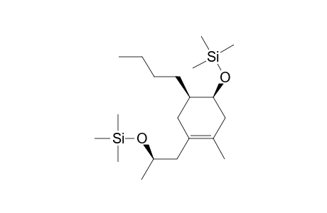 (1S*,6R*,2'R*)-6-Butyl-4-(2'-(trimethylsiloxy)propyl)-3-methyl-1-(trimethylsiloxy)-3-cyclohexene trimethylsilate