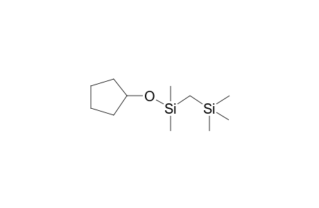 (Cyclopentyloxy)(dimethyl)[(trimethylsilyl)methyl]silane