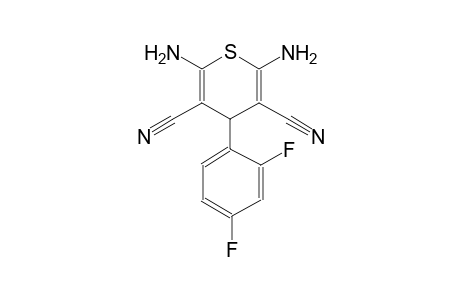 2,6-diamino-4-(2,4-difluorophenyl)-4H-thiopyran-3,5-dicarbonitrile
