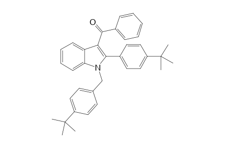 (1-(4-(tert-butyl)benzyl)-2-(4-(tert-butyl)phenyl)-1H-indol-3-yl)(phenyl)methanone