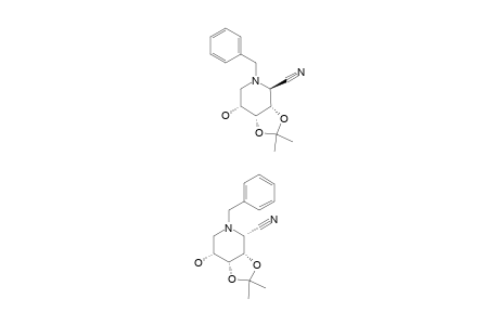#8A+#9A;MIXTURE;2-N-BENZYL-2,6-DIDEOXY-2,6-IMINO-3,4-O-ISOPROPYLIDENE-D-ALLONONITRILE;2-N-BENZYL-2,6-DIDEOXY-2,6-IMINO-3,4-O-ISOPROPYLIDENE-D-ALTRONONIT