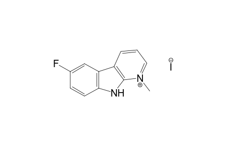 6-fluoro-1-methyl-9H-pyrido[2,3-b]indolium iodide