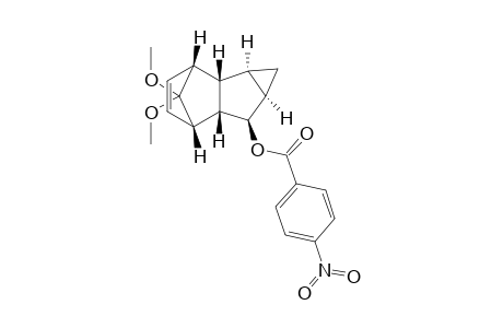 (1a.alpha.,2.beta.,2a.beta.,3.beta.,6.beta.,6a.beta.,6b.alpha.)-1,1a,2,2a,3,6,6a,6b-octahydro-7,7-dimethoxy-3,6-methanocyclopropa[a]inden-2-yl 4-nitrobenzoate