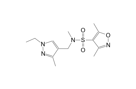 4-isoxazolesulfonamide, N-[(1-ethyl-3-methyl-1H-pyrazol-4-yl)methyl]-N,3,5-trimethyl-