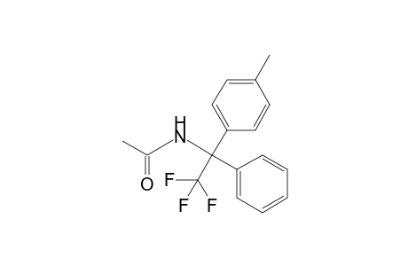 N-[2,2,2-trifluoro-1-(4-methylphenyl)-1-phenylethyl]acetamide