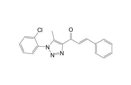 (E)-1-[1-(2-Chlorophenyl)-5-methyl-1H-1,2,3-triazol-4-yl]-3-phenylprop-2-en-1-one