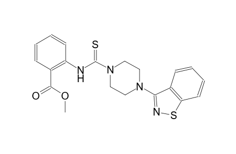 benzoic acid, 2-[[[4-(1,2-benzisothiazol-3-yl)-1-piperazinyl]carbonothioyl]amino]-, methyl ester