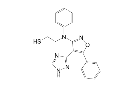 3-{[3''-(N-Phenyl-N-mercaptoethylamino)-5''-phenyl]isoxazol-4'-yl}-1,2,4-triazole