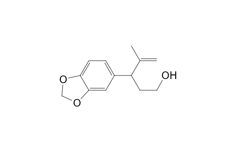 3-(1,3-benzodioxol-5-yl)-4-methyl-4-penten-1-ol