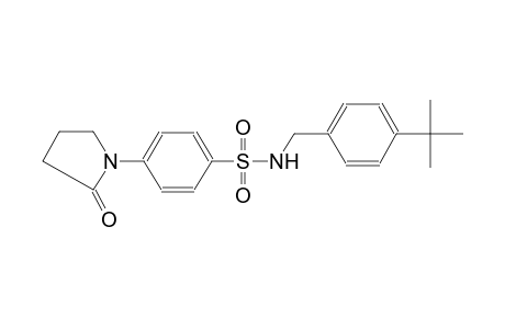 benzenesulfonamide, N-[[4-(1,1-dimethylethyl)phenyl]methyl]-4-(2-oxo-1-pyrrolidinyl)-