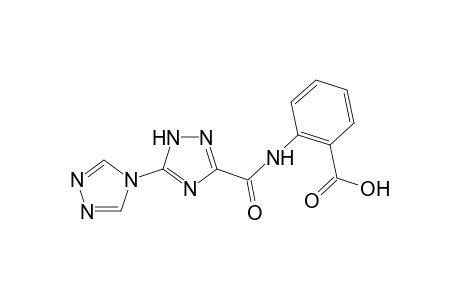 2-[5-(4H-1,2,4-triazol-4-yl)-1H-1,2,4-triazole-3-amido]benzoic acid