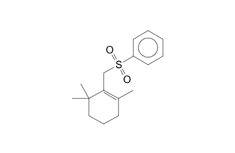 (2,6,6-Trimethylcyclohex-1-enylmethanesulfonyl)benzene