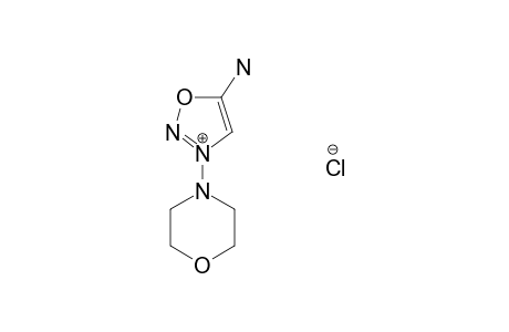 (3-morpholinooxadiazol-3-ium-5-yl)amine chloride