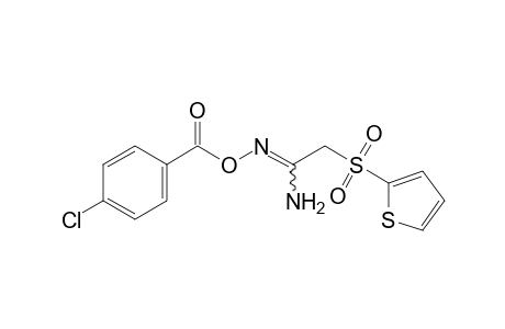 O-(p-chlorobenzoyl)-2-[(2-thienyl)sulfonyl]acetamidoxime