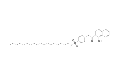 2-Naphthalenecarboxamide, 1-hydroxy-N-[4-[(octadecylamino)sulfonyl]phenyl]-