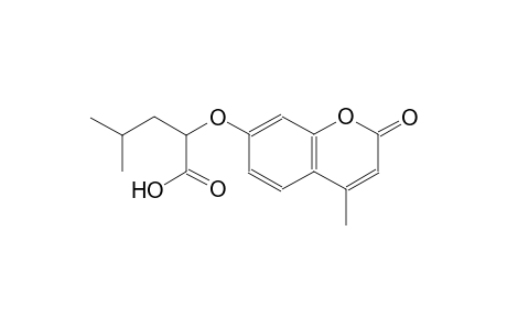 pentanoic acid, 4-methyl-2-[(4-methyl-2-oxo-2H-1-benzopyran-7-yl)oxy]-