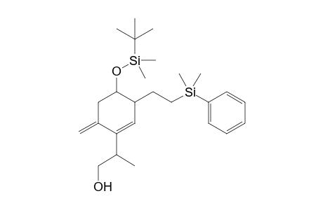3-Methylene-2-(3-hydroxyprop-2-yl)-5-(tert-butyldimethylsiloxy)-6-[2-(phenyldimethylsilyl)ethyl]cyclohexene