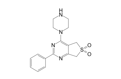 4-(Piperazinyl)-2-phenyl-5,7-dihydrothieno[3,4-d]pyrimidine 6,6-dioxide