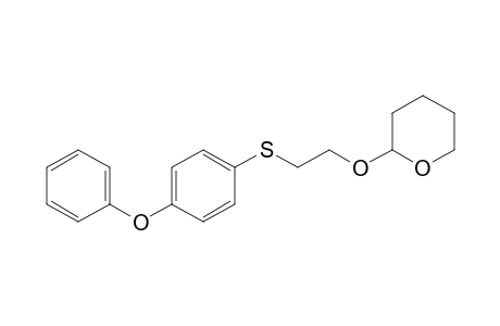 2-[2-(4-Phenoxyphenyl)sulfanylethoxy]oxane