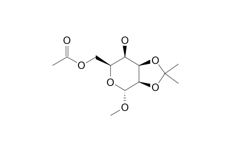 METHYL-6-O-ACETYL-2,3-O-ISOPROPYLIDENE-ALPHA-D-TALOPYRANOSIDE