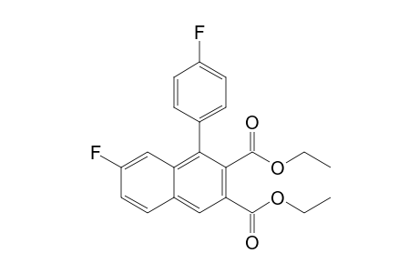 Diethyl 7-fluoro-1-(4-fluorophenyl)naphthalene-2,3-dicarboxylate