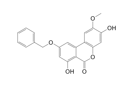9-Benzyloxy-3,7-dihydroxy-2-methoxy-6H-benzo[c]chromen-6-one