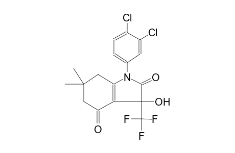 1-(3,4-dichlorophenyl)-3-hydroxy-6,6-dimethyl-3-(trifluoromethyl)-3,5,6,7-tetrahydro-1H-indole-2,4-dione
