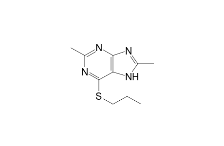 2,8-dimethyl-6-(propylthio)purine