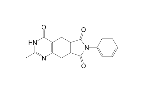 2-Methyl-7-phenyl-3H-5,5a,8a,9-tetrahydropyrrolo[3,4-g]quinazolin-4,6,8-trione