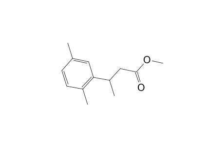 Benzenepropanoic acid, .beta.,2,5-trimethyl-, methyl ester