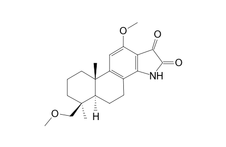 [5aR-(5aa,6b,9ab)]-11-methoxy-6-methoxymethyl-6,9a-dimethyl-4,5,5a,6,7,8,9,9a-octahydro-1H-naphth[1,2-g]indole-1,2(3H)-dione