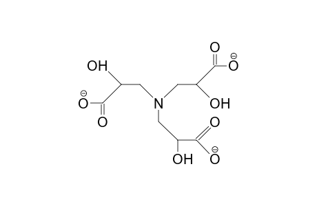 Nitrilotrilactic acid, trianion