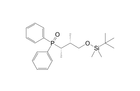 anti-(2R*,3S*)-2,3-Dimethyl-1-(1,1-Dimethylethyl)dimethylsiloxy-3-diphenylphosphinoylpropane