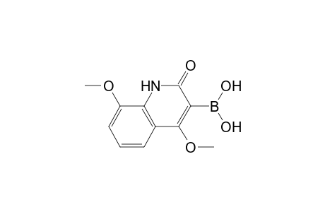 4,8-Dimethoxy-2(1H)-quinolone-3-boronic acid