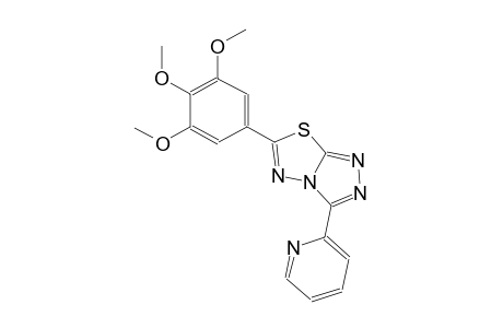3-(2-pyridinyl)-6-(3,4,5-trimethoxyphenyl)[1,2,4]triazolo[3,4-b][1,3,4]thiadiazole