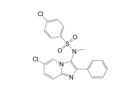 N-(6-CHLORO-2-PHENYLIMIDAZO-[1,2-A]-PYRIDIN-3-YL)-N-METHYL-4-CHLOROBENZENESULFONAMIDE