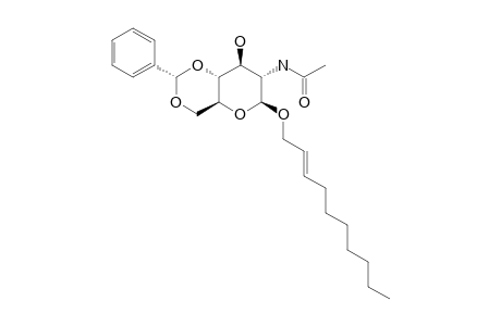 (E)-2-DECENYL-2-ACETAMIDO-4,6-O-(R)-BENZYLIDENE-2-DEOXY-BETA-D-GLUCOPYRANOSIDE