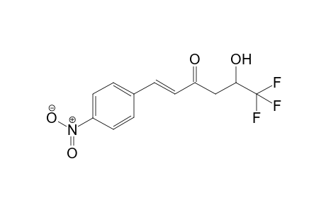 trans-6,6,6-trifluoro-5-hydroxy-1-(4-nitrophenyl)-1-hexene-3-one