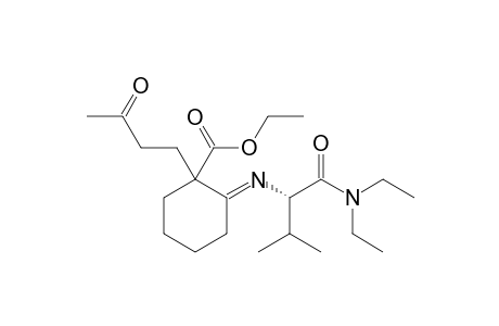 N-[2-Ethoxycarbonyl-2-(3-oxobutyl)cyclohexylidene]-L-valine diethylamide