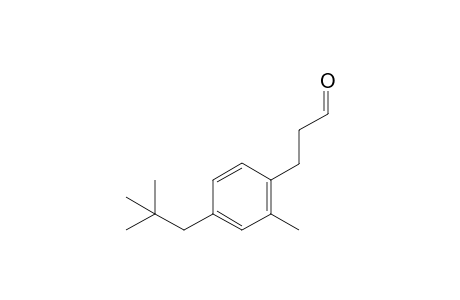 3-(2-Methyl-4-neopentylphenyl)propanal