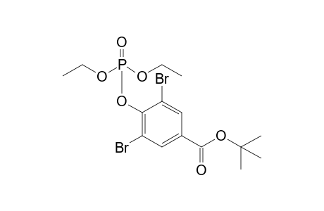 Di-ethyl 2,6-dibromo-4-tert-butoxycarbonylphenylphosphate