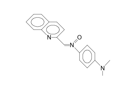 N-(Quinolin-2-ylmethylene)-4-dimethylamino-aniline oxide
