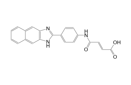 2-butenoic acid, 4-[[4-(1H-naphtho[2,3-d]imidazol-2-yl)phenyl]amino]-4-oxo-, (2E)-
