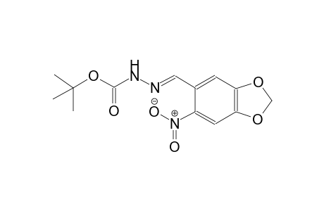 tert-butyl (2E)-2-[(6-nitro-1,3-benzodioxol-5-yl)methylene]hydrazinecarboxylate